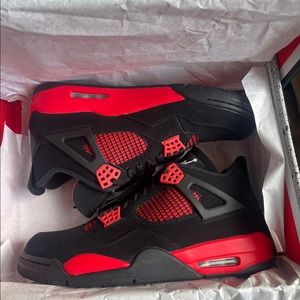 2022 Air Jordan 4 Red Thunder Authentic